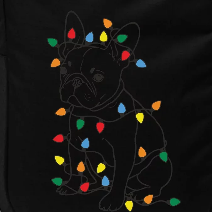 Christmas Dog French Bulldog Impact Tech Backpack