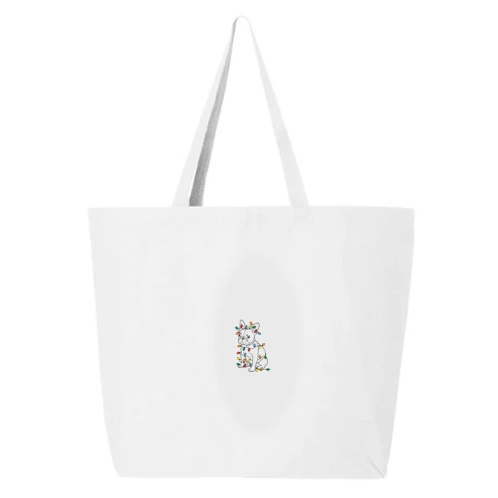 Christmas Dog French Bulldog 25L Jumbo Tote