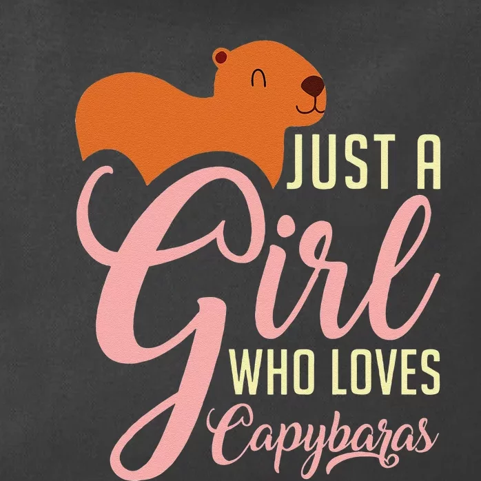 Capybara Design for Capibara Owner Perfect Rodent Zip Tote Bag