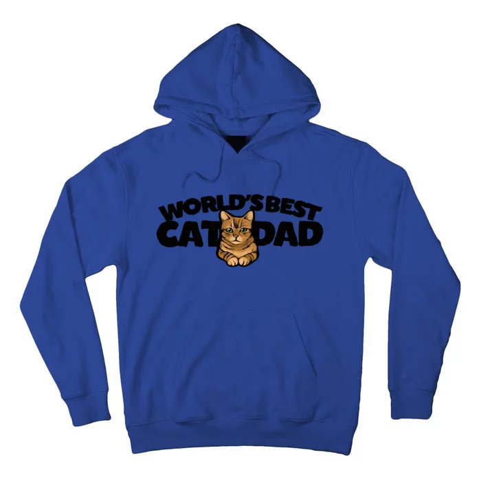 Cat Dad Funny Cat Person Humor Gift Tall Hoodie