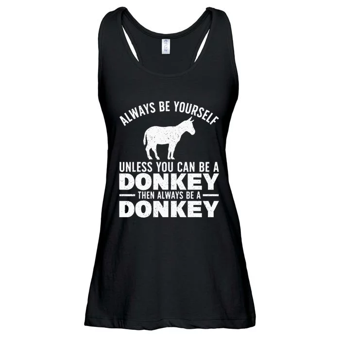 Cool Donkey For Men Women Zoo Mule Horse Farm Animal Lover Ladies Essential Flowy Tank