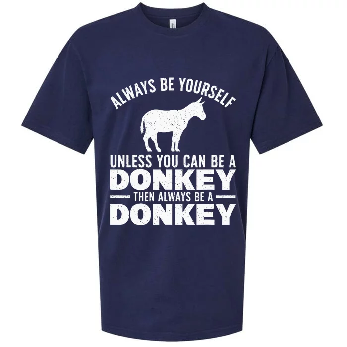 Cool Donkey For Men Women Zoo Mule Horse Farm Animal Lover Sueded Cloud Jersey T-Shirt