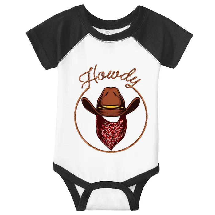 Cowboy Design For Rodeo Bull Rider Cowboy Infant Baby Jersey Bodysuit