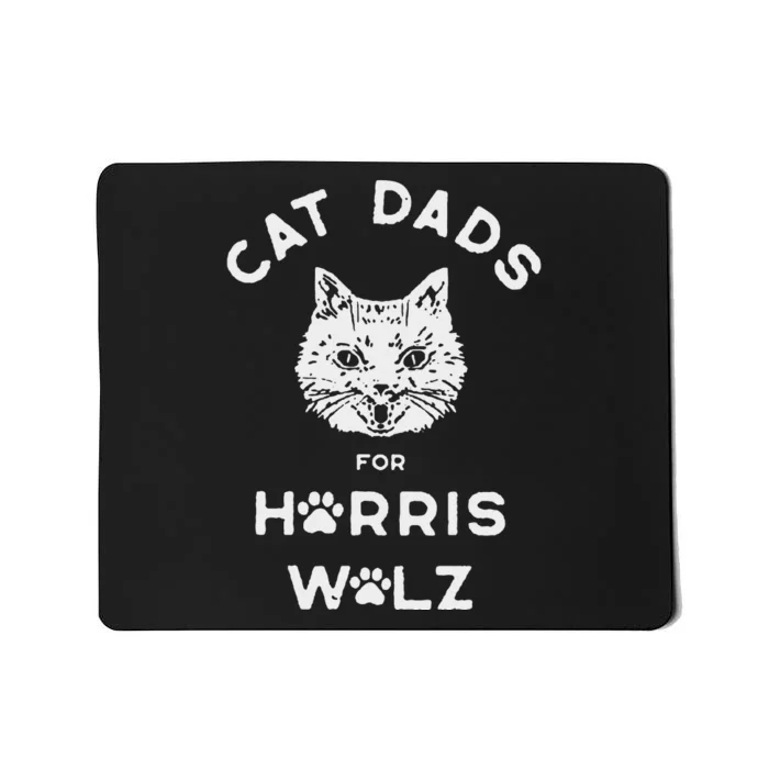 Cat Dads For Harris Walz Mousepad