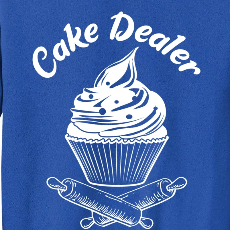 Cake Dealer Funny Cupcake Baker Baking Love Kitchen Gift Cute Gift Sweatshirt