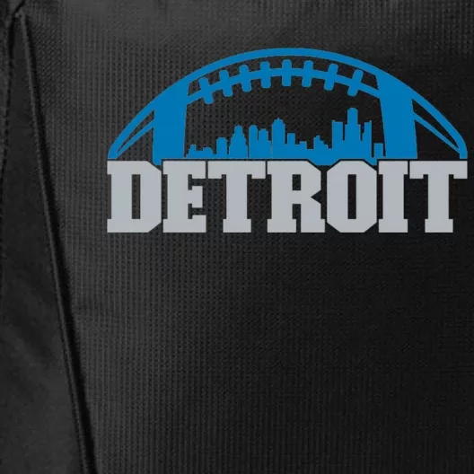 Cool Detroit Football With City City Backpack