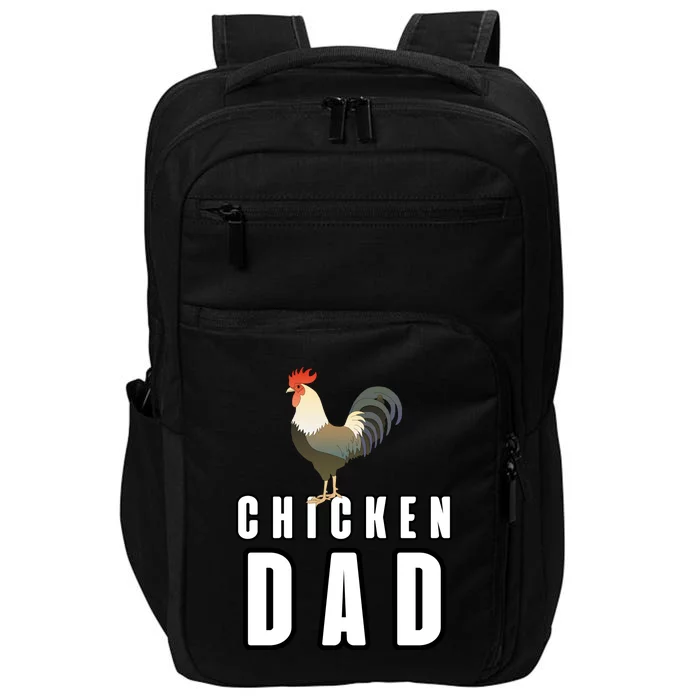 Chicken Dad Farmer Impact Tech Backpack