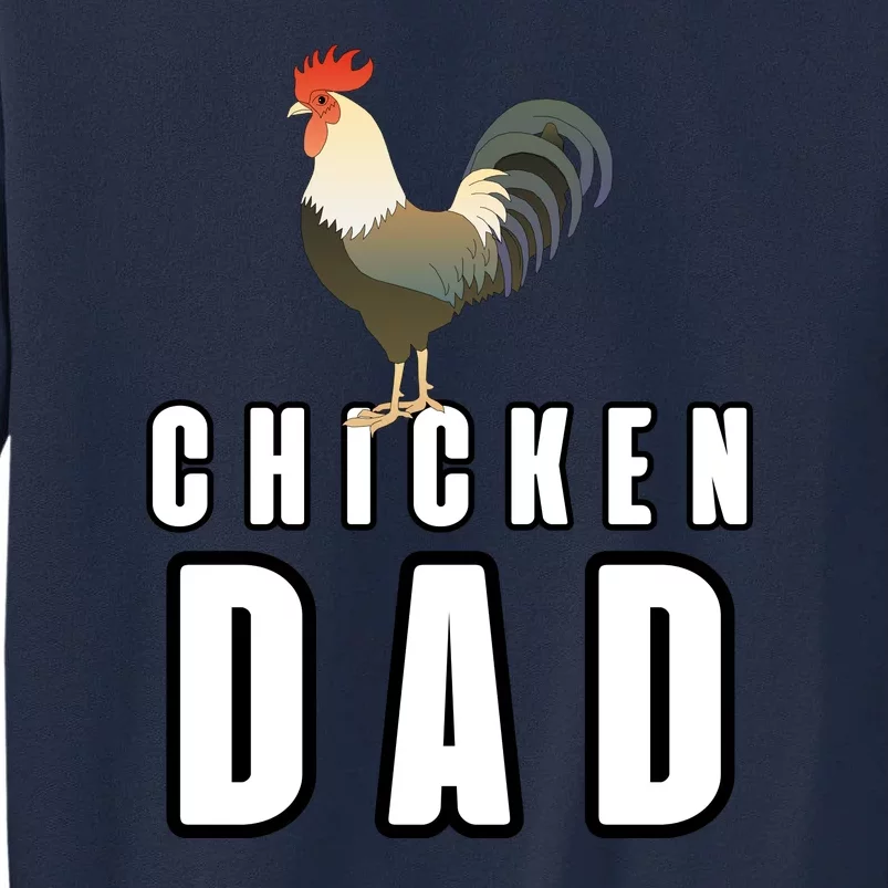 Chicken Dad Farmer Tall Sweatshirt