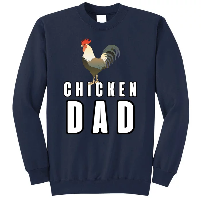 Chicken Dad Farmer Tall Sweatshirt