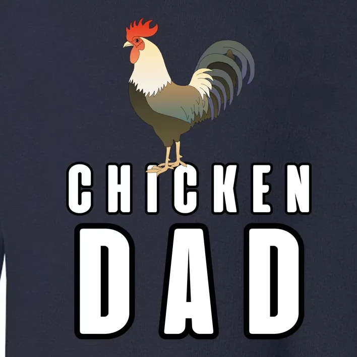 Chicken Dad Farmer Toddler Sweatshirt