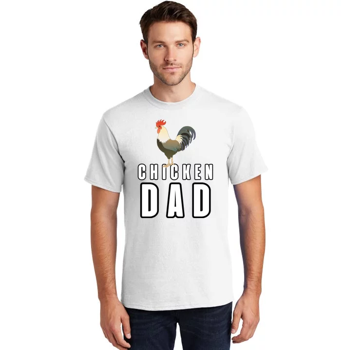 Chicken Dad Farmer Tall T-Shirt