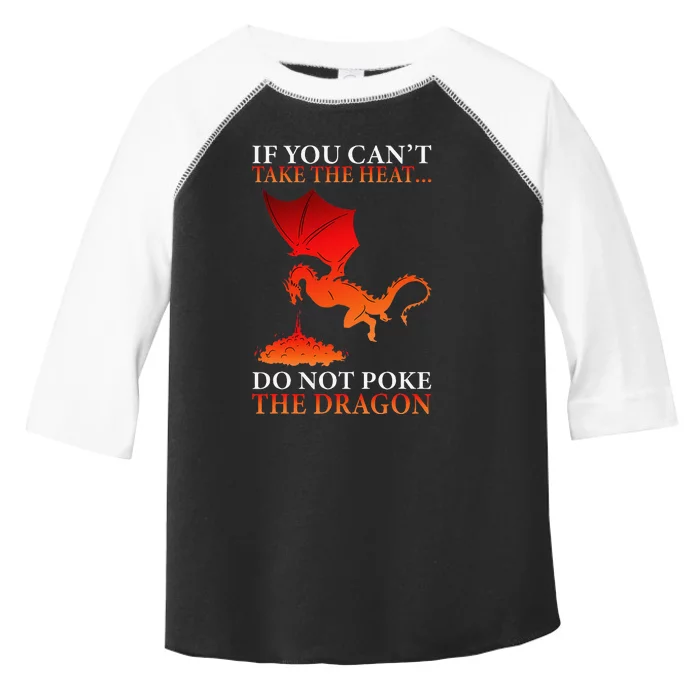 Cool Dragon Flame Spewing Flying Mythical Creature Toddler Fine Jersey T-Shirt