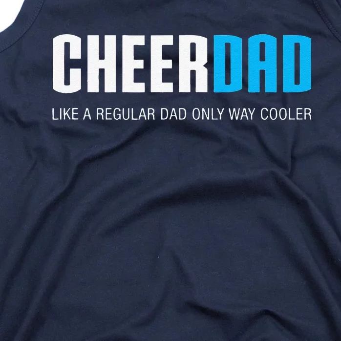 Cheer Dad Funny Cute Fathers Day Gift Cheerleading Tank Top