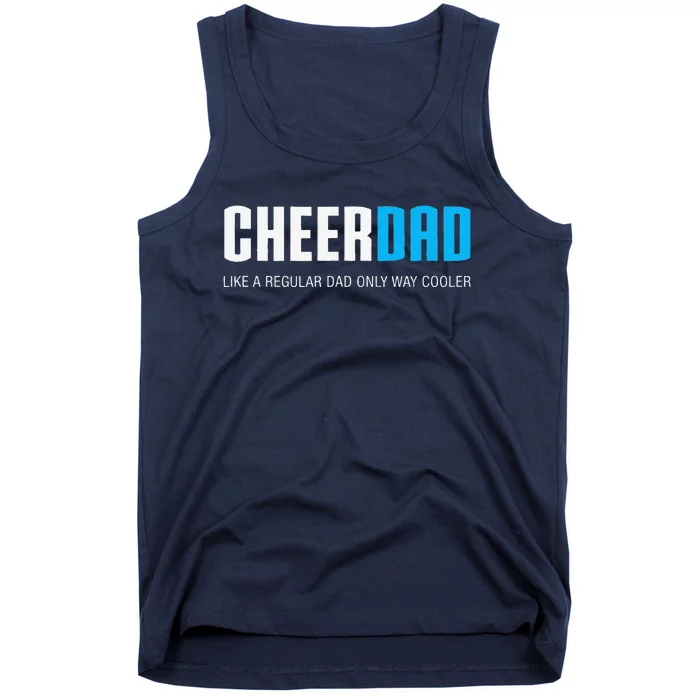 Cheer Dad Funny Cute Fathers Day Gift Cheerleading Tank Top