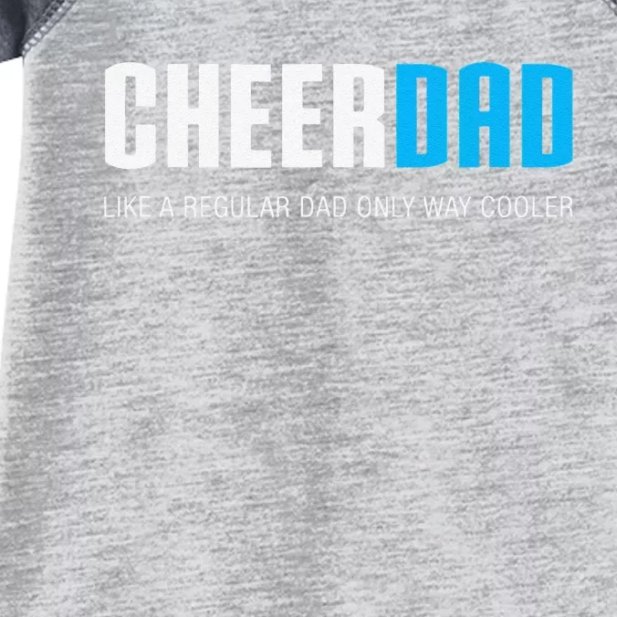 Cheer Dad Funny Cute Fathers Day Gift Cheerleading Infant Baby Jersey Bodysuit