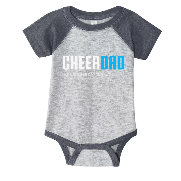 Cheer Dad Funny Cute Fathers Day Gift Cheerleading Infant Baby Jersey Bodysuit