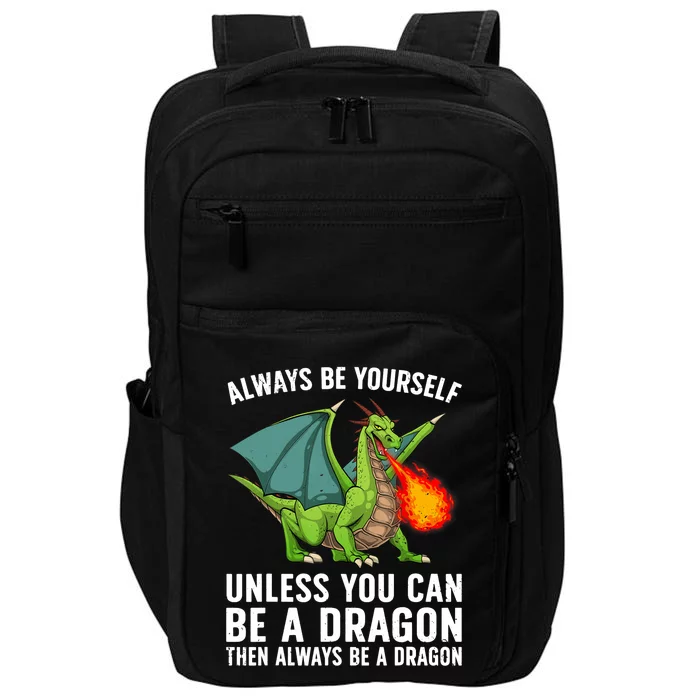 Cool Dragon For Boy Mythical Dragon Lovers Impact Tech Backpack