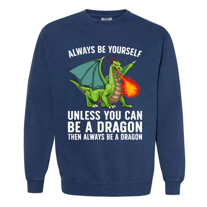 Cool Dragon For Boy Mythical Dragon Lovers Garment-Dyed Sweatshirt