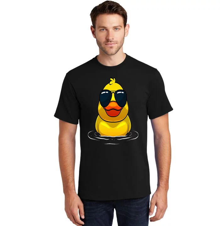 Cool Duck For  Rubber Duck Lovers Sunglasses Tall T-Shirt