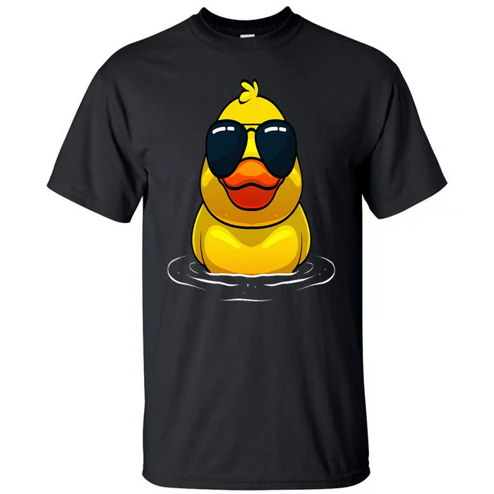 Cool Duck For  Rubber Duck Lovers Sunglasses Tall T-Shirt