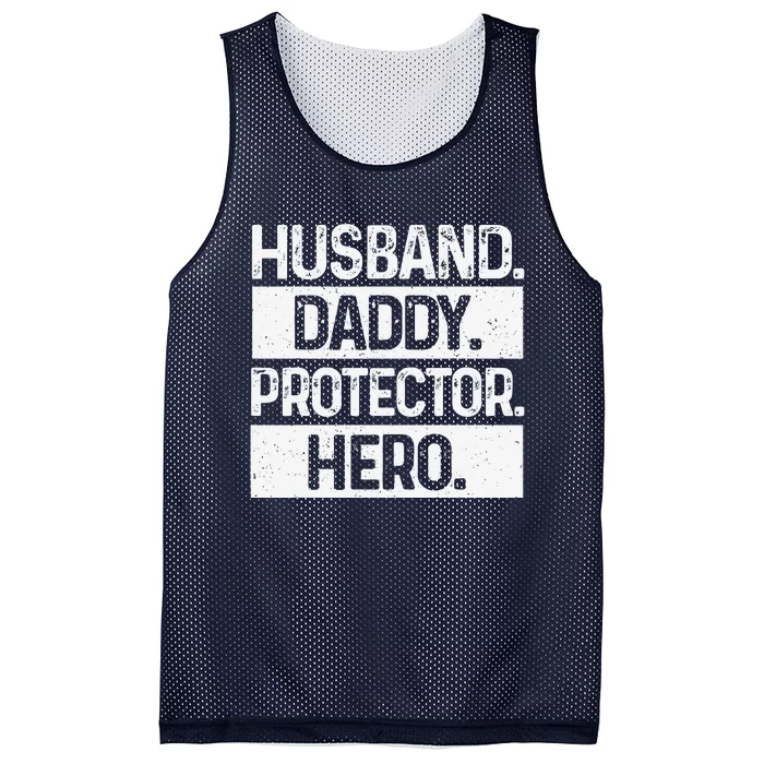 Cool Daddy For Dad Husband Hero Protector Male Parent Mesh Reversible Basketball Jersey Tank