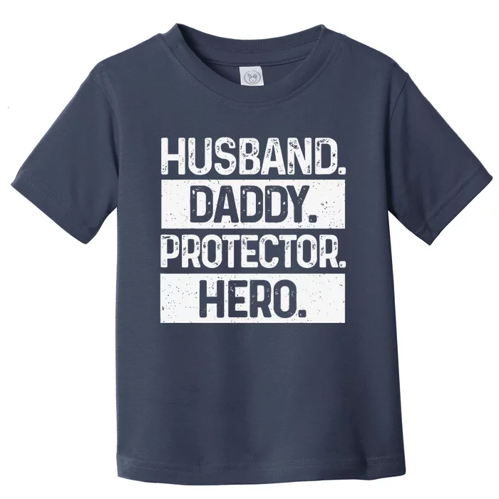 Cool Daddy For Dad Husband Hero Protector Male Parent Toddler T-Shirt