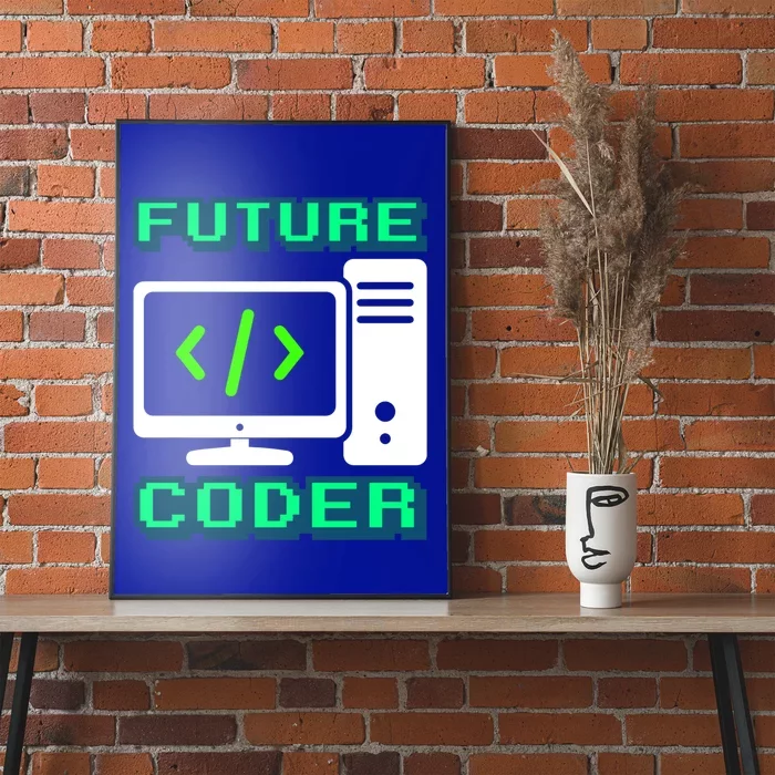 Coder Design Funny Programmer Computer Science Gift Poster