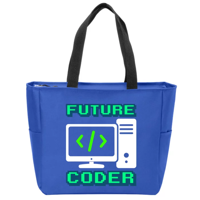 Coder Design Funny Programmer Computer Science Gift Zip Tote Bag