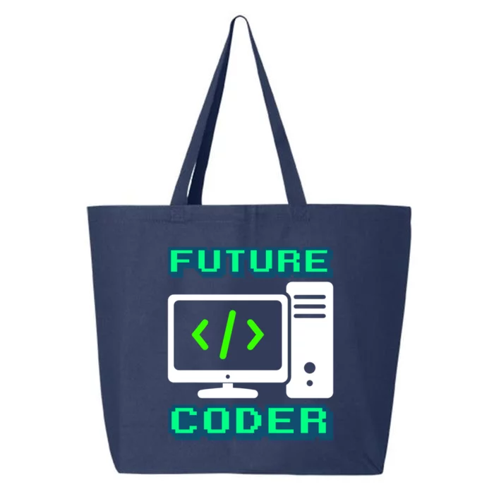 Coder Design Funny Programmer Computer Science Gift 25L Jumbo Tote