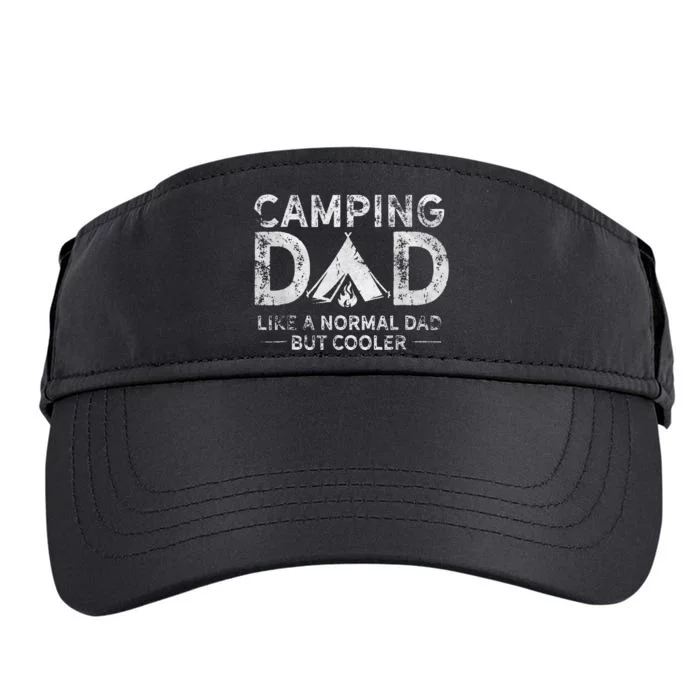 Camping Dad Funny Camper Fathers Day Camping Dad Adult Drive Performance Visor