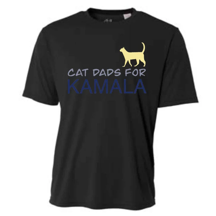 Cat Dads For Kamala Harris For President 2024 Gift Cooling Performance Crew T-Shirt