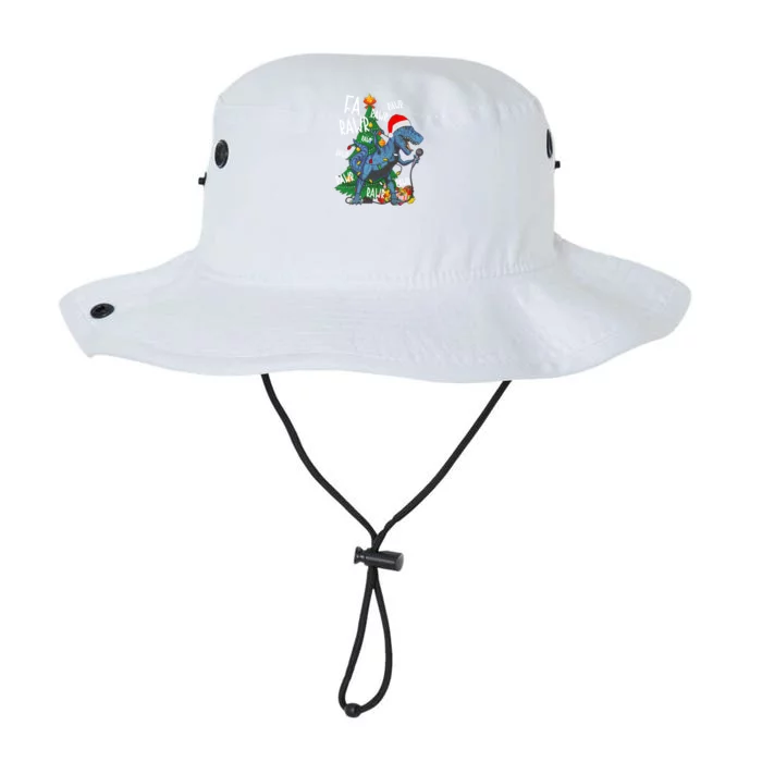 Christmas Dinosaur Fa Rawr Tmeaningful Giftrex Santa Funny Dino Xmas Fun Cool Gi Legacy Cool Fit Booney Bucket Hat