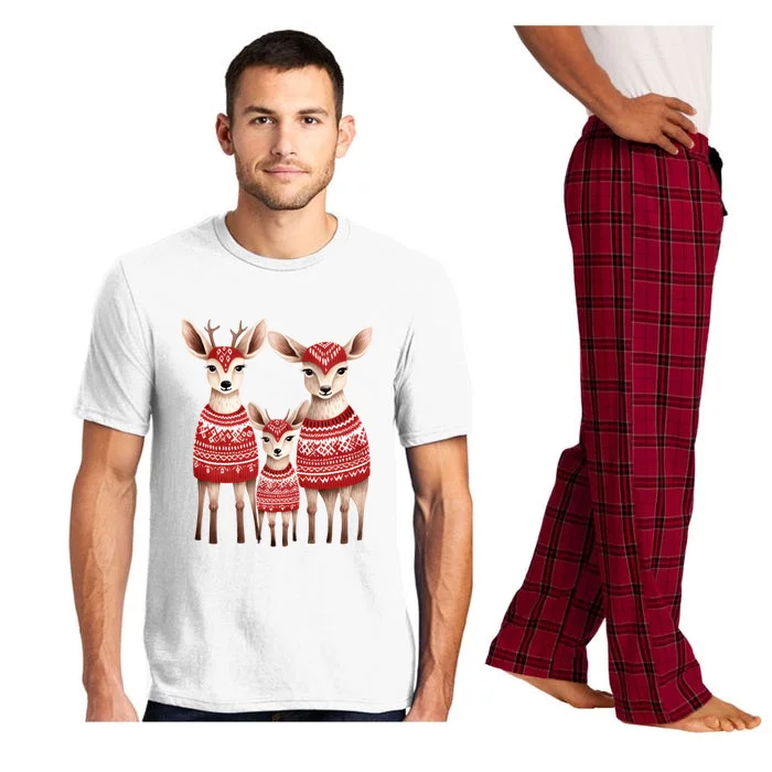 Christmas Deer Family Matching Outfit Pajama Set