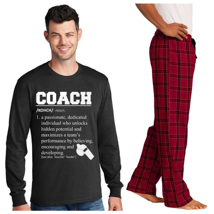 Coach Definition Funny Coach Long Sleeve Pajama Set