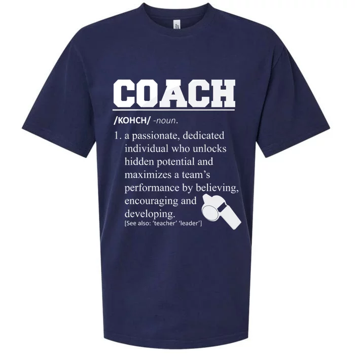 Coach Definition Funny Coach Sueded Cloud Jersey T-Shirt