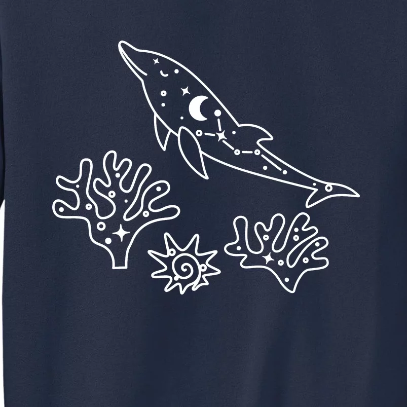 Cute Dolphin Funny Dolphin Lover Dolphin Art Sweatshirt