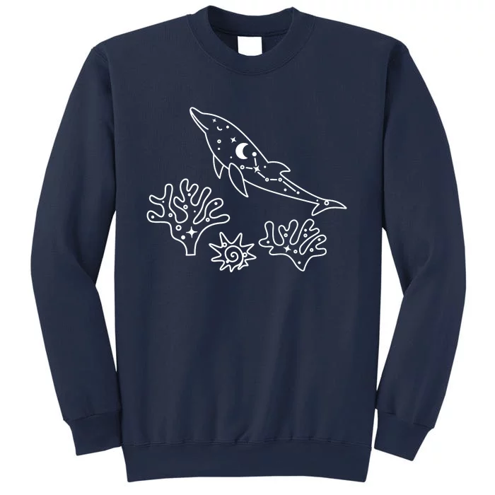 Cute Dolphin Funny Dolphin Lover Dolphin Art Sweatshirt