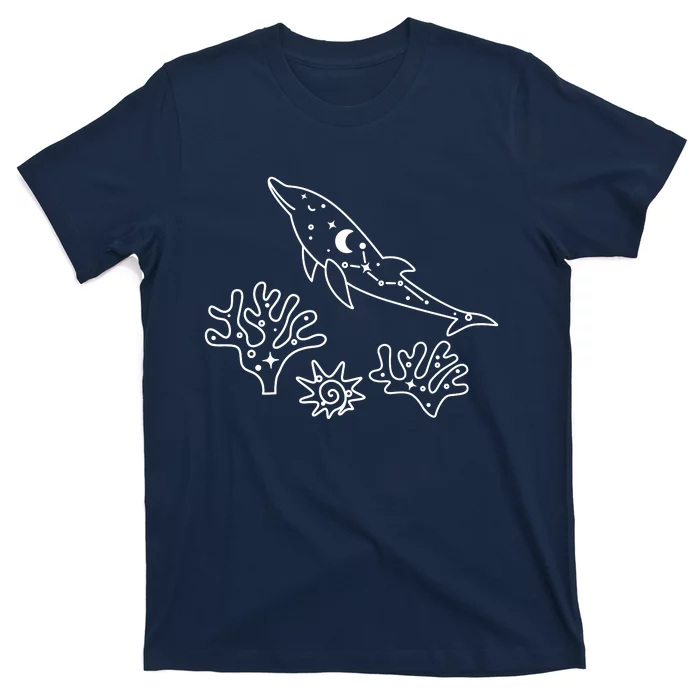 Cute Dolphin Funny Dolphin Lover Dolphin Art T-Shirt