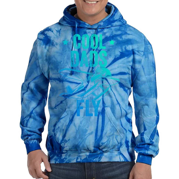 Cool Dads Fly Seaplane Gift Pilot Airplane Gift Tie Dye Hoodie