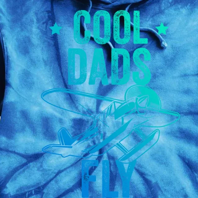 Cool Dads Fly Seaplane Gift Pilot Airplane Gift Tie Dye Hoodie