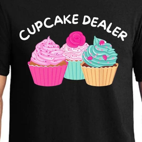 Cupcake Dealer Funny Cupcake Baker Pastry Baking Gift Pajama Set