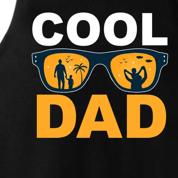 Cool Dad Fathers Day Special Gift Ladies Tri-Blend Wicking Tank