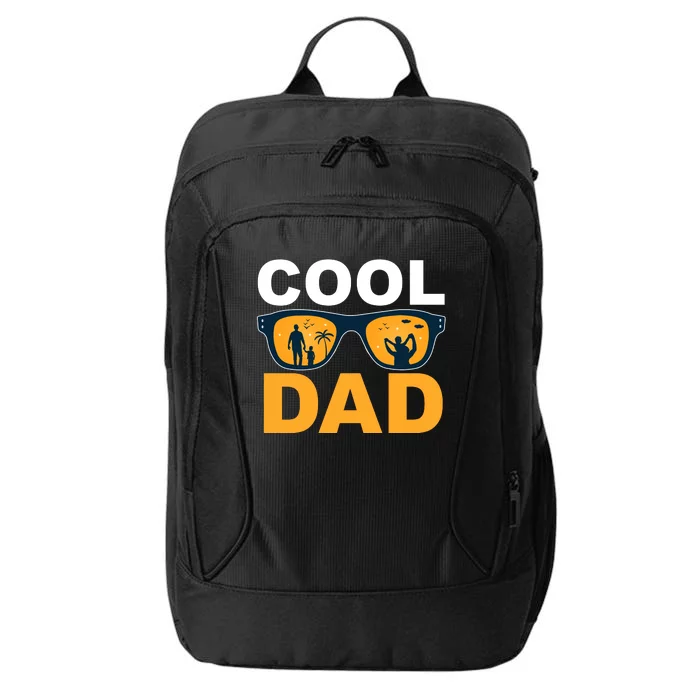 Cool Dad Fathers Day Special Gift City Backpack