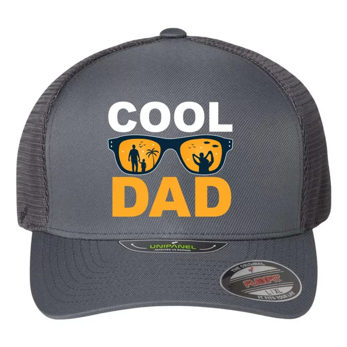 Cool Dad Fathers Day Special Gift Flexfit Unipanel Trucker Cap