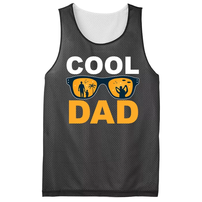 Cool Dad Fathers Day Special Gift Mesh Reversible Basketball Jersey Tank