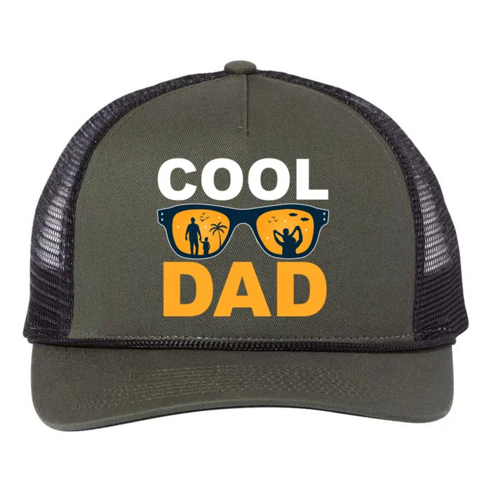 Cool Dad Fathers Day Special Gift Retro Rope Trucker Hat Cap