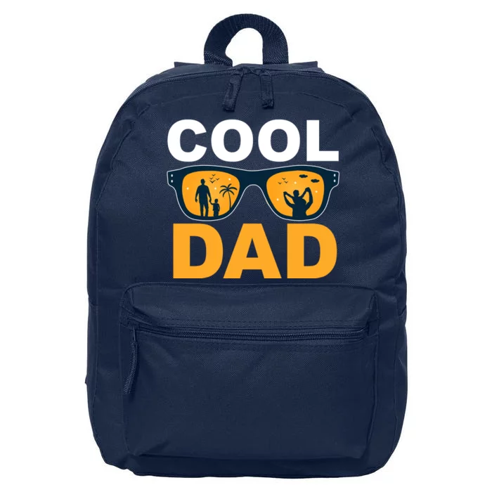 Cool Dad Fathers Day Special Gift 16 in Basic Backpack