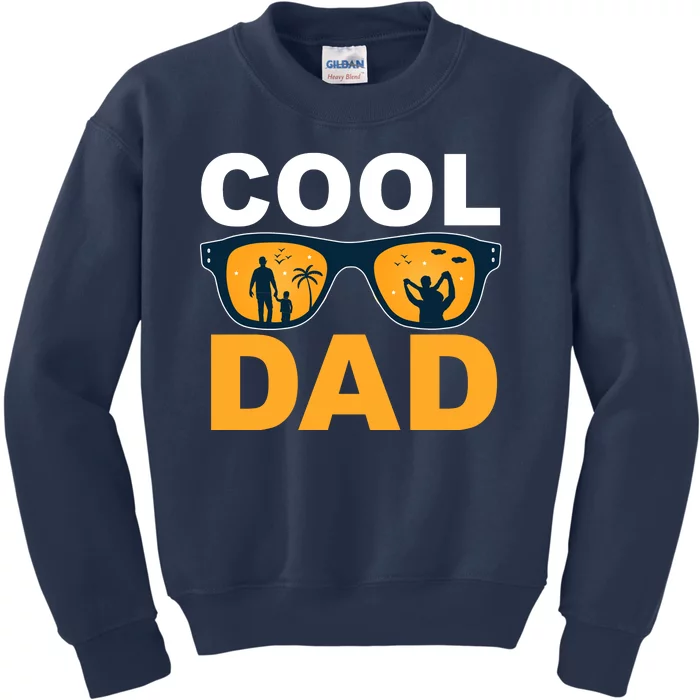 Cool Dad Fathers Day Special Gift Kids Sweatshirt