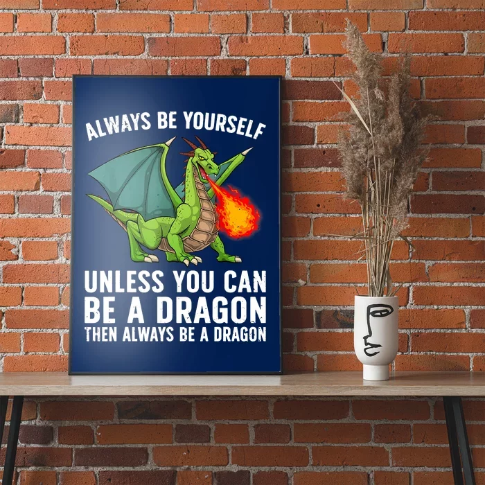 Cool Dragon For Men Women Mythical Dragon Lovers Poster