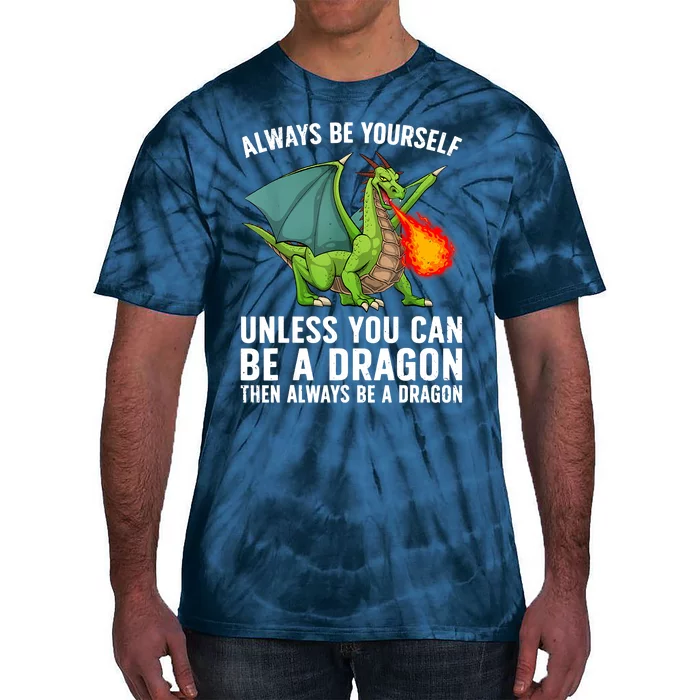 Cool Dragon For Men Women Mythical Dragon Lovers Tie-Dye T-Shirt